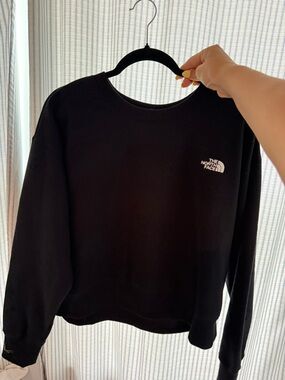 The North Face Dark Brown Crewneck Sweatshirt with White Tag